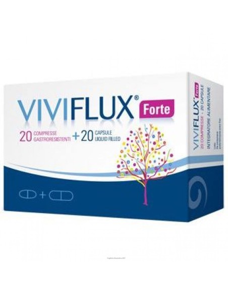 VIVIFLUX FORTE 20 COMPRESSE GASTRORESISTENTI + 20 CAPSULE LIQUID FILLER