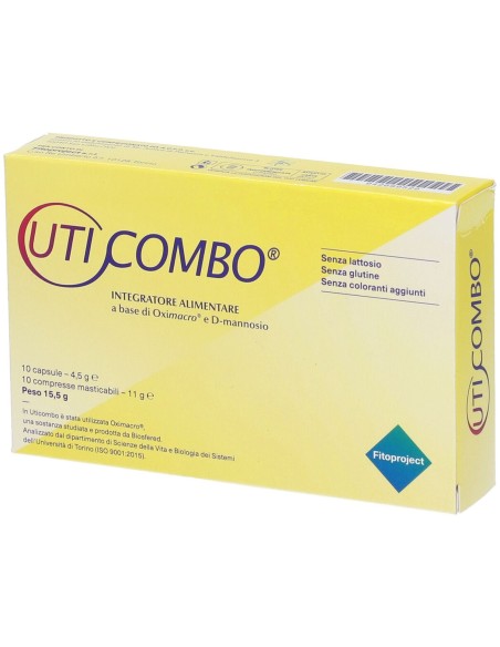 UTICOMBO 10 CAPSULE + 10 COMPRESSE MASTICABILI