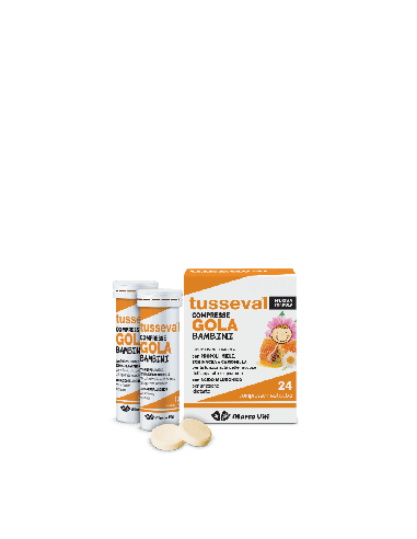 TUSSEVAL GOLA BAMBINI 24 COMPRESSE