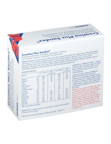 CREATINA PLUS SANDOZ 20 BUSTINE