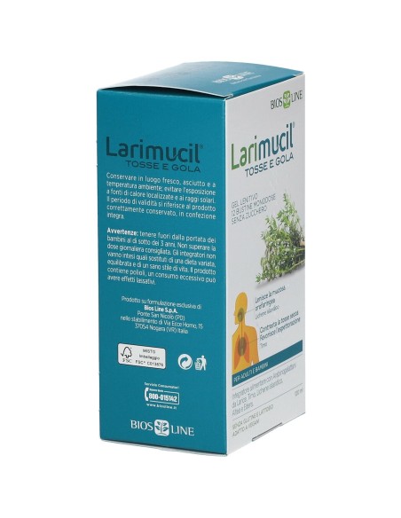 LARIMUCIL TOSSE GOLA 12 BUSTINE 10 ML