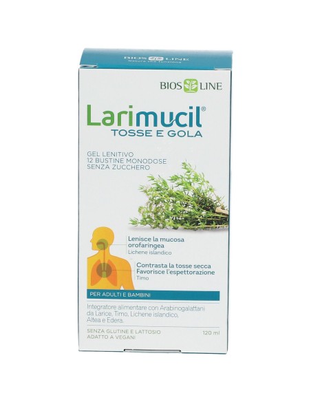LARIMUCIL TOSSE GOLA 12 BUSTINE 10 ML