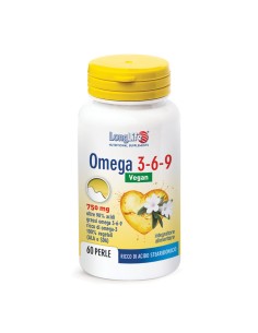 LONGLIFE OMEGA 3-6-9 VEGAN 750 MG 60 PERLE VEGETALI