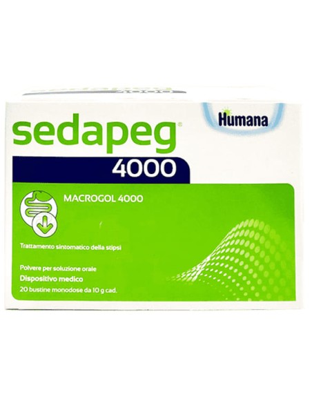 SEDAPEG 4000 20 BUSTINE MONODOSE X 10G HUMANA
