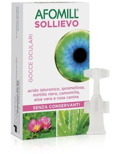 AFOMILL SOLLIEVO GOCCE OCULARI OCCHI 10 FIALE DA 0,5 ML