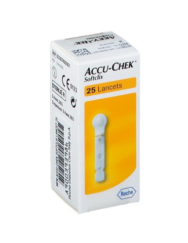 LANCETTE PUNGIDITO ACCU-CHEK SOFTCLIX 25 PEZZI