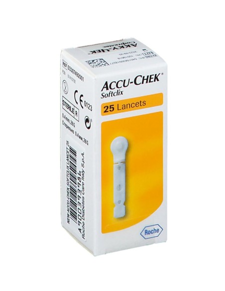 LANCETTE PUNGIDITO ACCU-CHEK SOFTCLIX 25 PEZZI