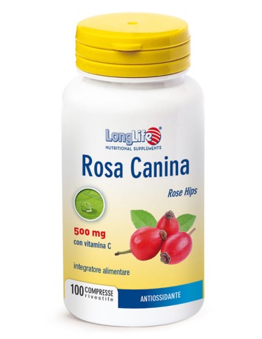 LONGLIFE ROSA CANINA 100 COMPRESSE RIVESTITE