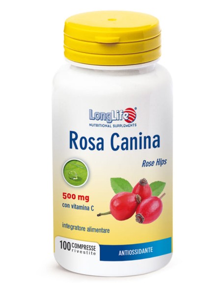 LONGLIFE ROSA CANINA 100 COMPRESSE RIVESTITE
