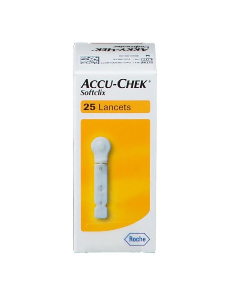 LANCETTE PUNGIDITO ACCU-CHEK SOFTCLIX 25 PEZZI