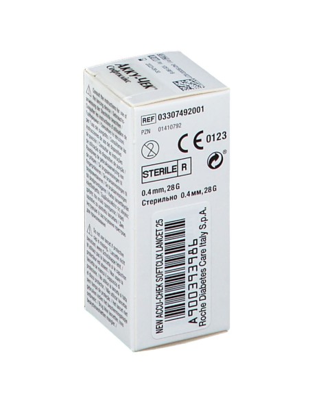 LANCETTE PUNGIDITO ACCU-CHEK SOFTCLIX 25 PEZZI