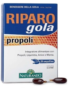 RIPARO GOLA PROPOLI 20 AMPOLLE BEVIBILI