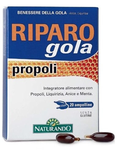 RIPARO GOLA PROPOLI 20 AMPOLLE BEVIBILI