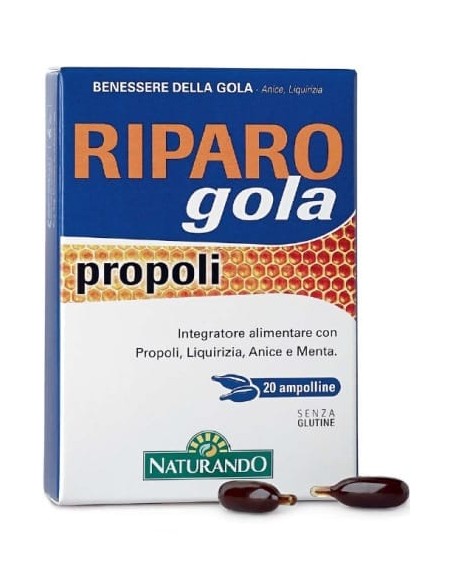 RIPARO GOLA PROPOLI 20 AMPOLLE BEVIBILI