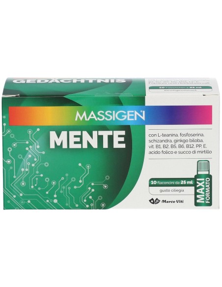MASSIGEN MENTE 10 FLACONI DA 25 ML