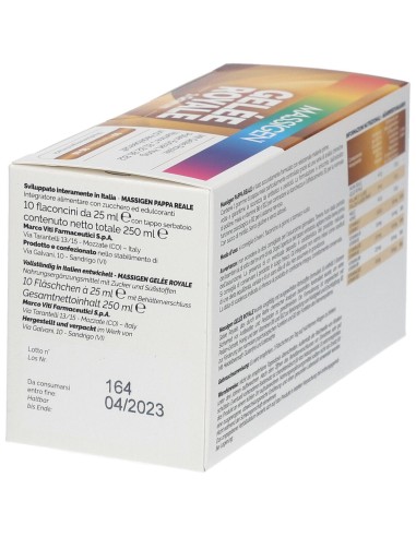 MASSIGEN PAPPA REALE 10 FLACONI DA 25 ML