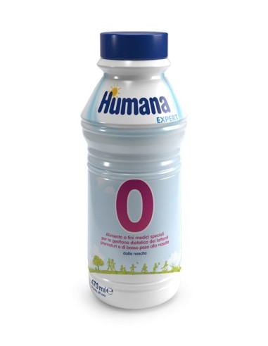HUMANA 0 EXPERT 470 ML BOTTIGLIA