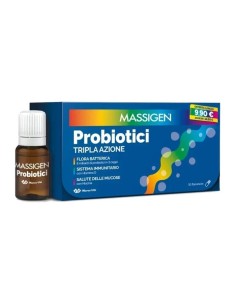 MASSIGEN PROBIOTICI 10 FLACONCINI X 8 ML PREZZO PIENO