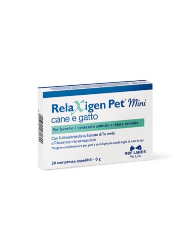 RELAXIGEN PET MINI BLISTER 20 COMPRESSE