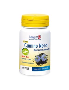 LONGLIFE OLIO DI CUMINO NERO BIO 60 PERLE IN GELATINA