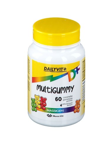 MASSIGEN MULTIGUMMY 60 CARAMELLE GOMMOSE