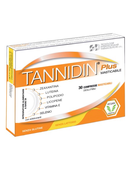 TANNIDIN PLUS 30 COMPRESSE MASTICABILI