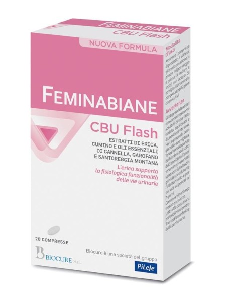 FEMINABIANE CBU FLASH 20 COMPRESSE NUOVA FORMULA