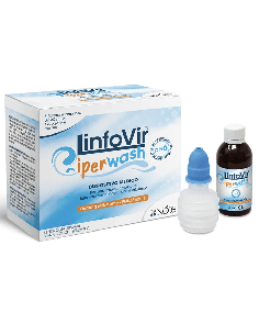 LINFOVIR IPERWASH SOLUZIONE SALINA IPERTONICA TAMPONATA 8 FLACONI DA 60 ML + 1 EROGATORE NASALE