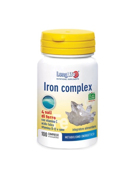 LONGLIFE IRON COMPLEX 100 COMPRESSE RIVESTITE