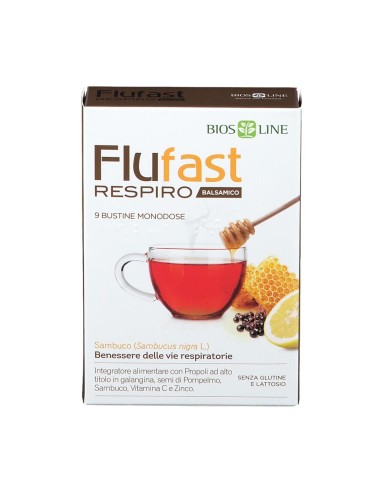 APIX PROPOLI FLUFAST RESPIRO BALSAMICO 9 BUSTE BIOSLINE