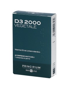 PRINCIPIUM D3 2000 MASTICABILE 60 COMPRESSE