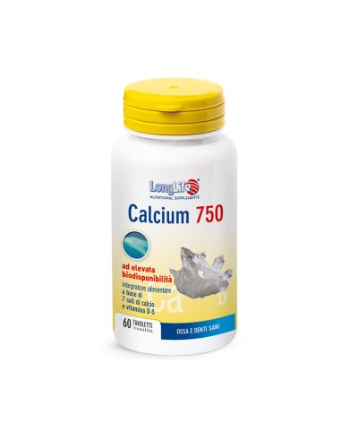 LONGLIFE CALCIUM 750 MG 60 TAVOLETTE