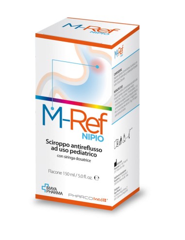 M-REF NIPIO SCIROPPO ANTIREFLUSSO AD USO PEDIATRICO 150 ML CON SIRINGA DOSATRICE