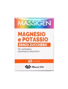 MASSIGEN MAGNESIO POTASSIO SENZA ZUCCHERI 60 COMPRESSE