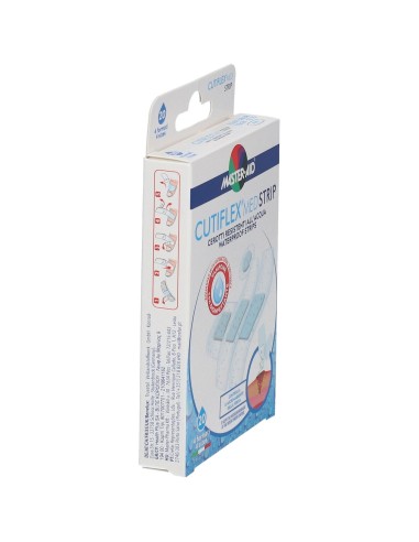 CEROTTO MASTER-AID CUTIFLEXMED STRIP TRASPARENTE IMPERMEABILE SUPPORTO IN POLIURETANO 4 FORMATI ASSORTITI 20 PEZZI