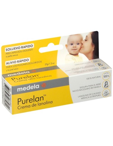 NEW PURELAN CREMA CAPEZZOLI E PELLE SECCA 100% LANOLINA 37 G