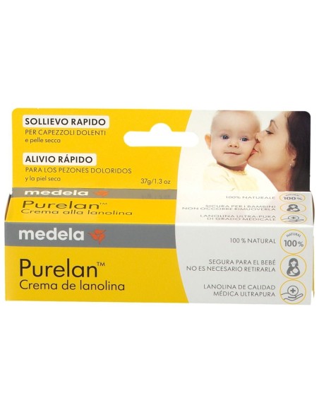 NEW PURELAN CREMA CAPEZZOLI E PELLE SECCA 100% LANOLINA 37 G