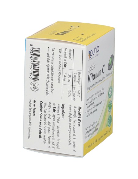 LIPIDIC VITAWIN C - VITAMINA C 75 CAPSULE