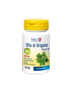LONGLIFE OLIO ORIGANO BIO 60 PERLE DI GELATINA