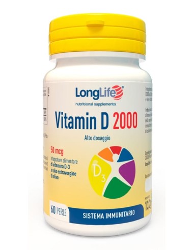 LONGLIFE VITAMIN D 2000 UI 60 PERLE