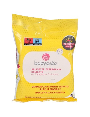 BABYGELLA PREBIOTIC SALVIETTINE 15 PEZZI