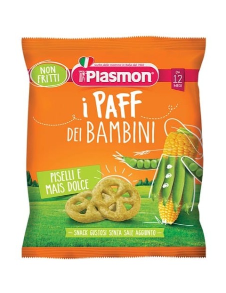 PLASMON DRY SNACK PAFF PISELLI-MAIS 15 G