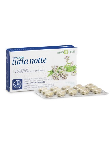 VITACALM TUTTA NOTTE CON MELATONINA 30 COMPRESSE