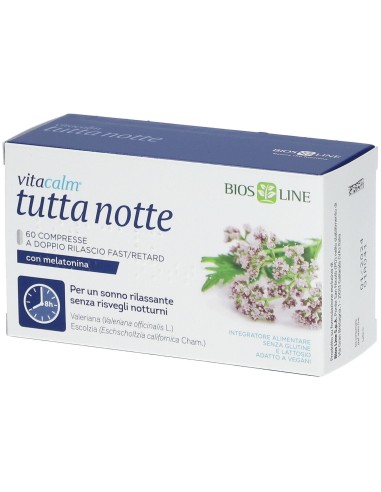 VITACALM TUTTA NOTTE CON MELATONINA 60 COMPRESSE