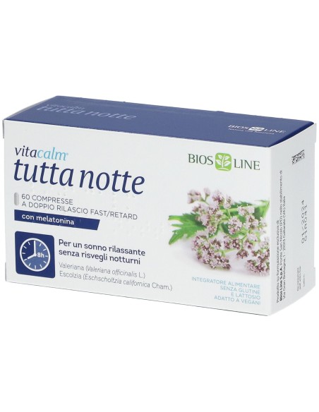 VITACALM TUTTA NOTTE CON MELATONINA 60 COMPRESSE