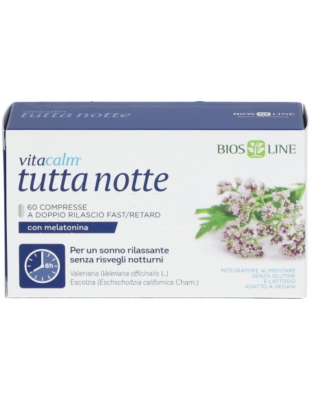 VITACALM TUTTA NOTTE CON MELATONINA 60 COMPRESSE