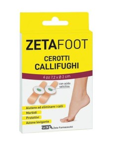 ZETAFOOT CEROTTO CALLIFUGO DISCHETTO CENTRALE 6 PEZZI