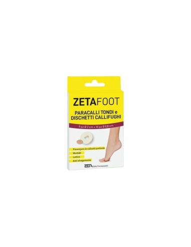 ZETAFOOT PARACALLO TONDO 9 PEZZI + DISCHETTO CALLIFUGO 15 PEZZI