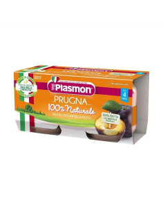 PLASMON OMOGENEIZZATO PRUGNA 2 X 80 G