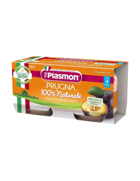 PLASMON OMOGENEIZZATO PRUGNA 2 X 80 G